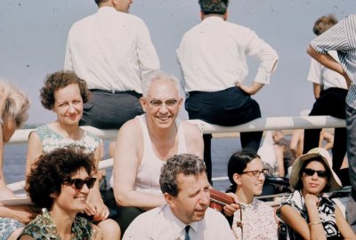 А.Р.Лурия с участниками Всемирного психологического конгресса в Москве (1966)