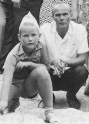 Папа со мной в Сочи. 1968 г.