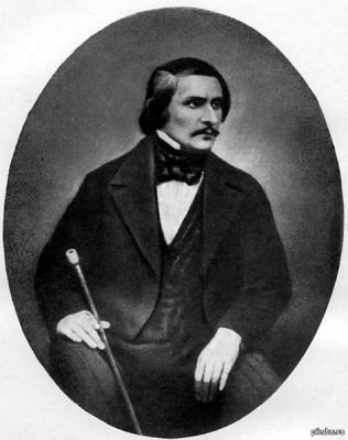 Единственный снимок-дагерротип Н.В.Гоголя, сделанный в 1845 г. фотографом Сергеем Левицким в Риме