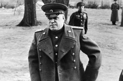 Маршал Г.К.Жуков накануне взятия Берлина