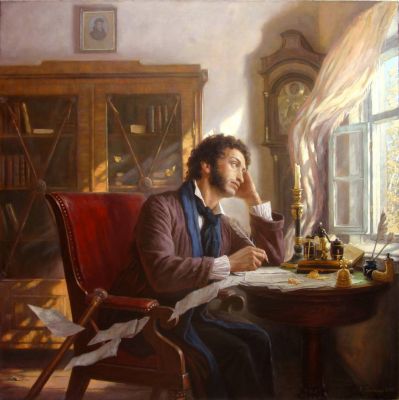 Евгений Демаков. "Пушкин в Болдино" (2015).