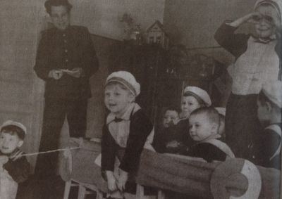 Д.Б. Эльконин в детском саду.