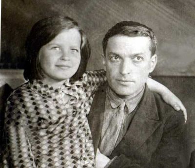 Лев Семенович Выготский с дочерью Гитой